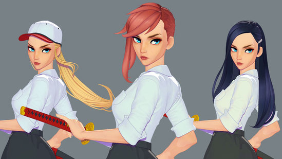 Creating Stylized Hairstyles Using ZBrush thumbnail