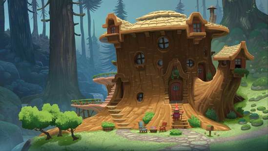 Designing Backgrounds for Animation Thumbnail